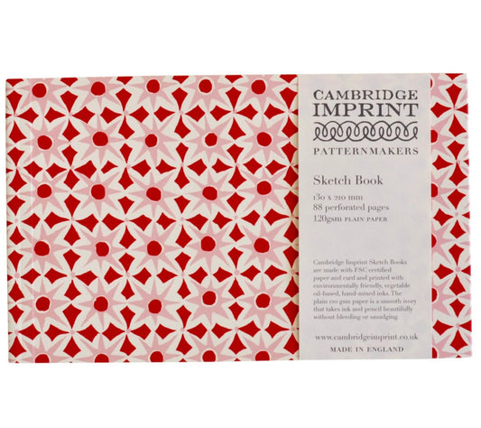 Softback Sketchbook Alhambra Red and Pink