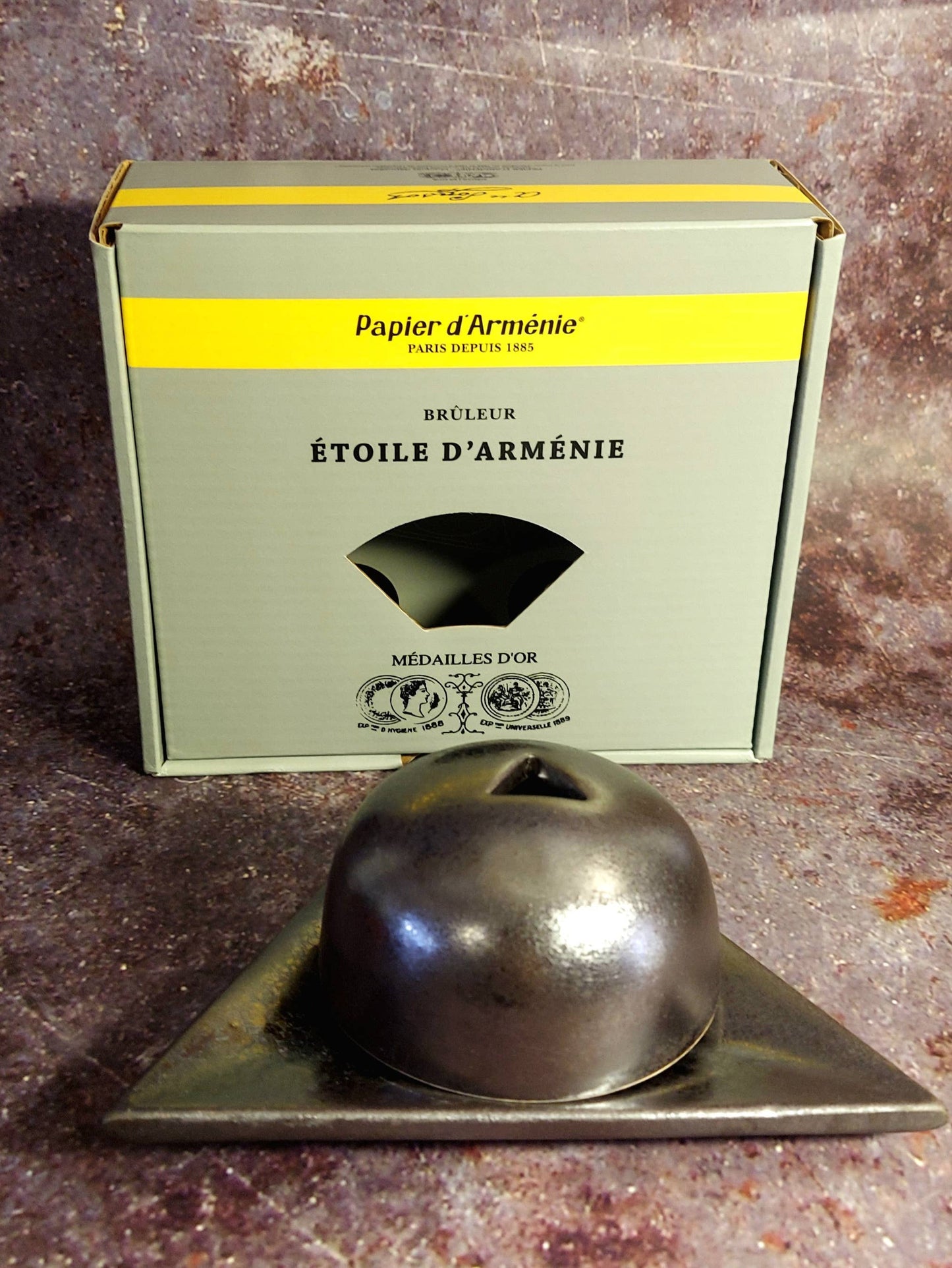 Papier D'Armenie Gray Ceramic incense burner