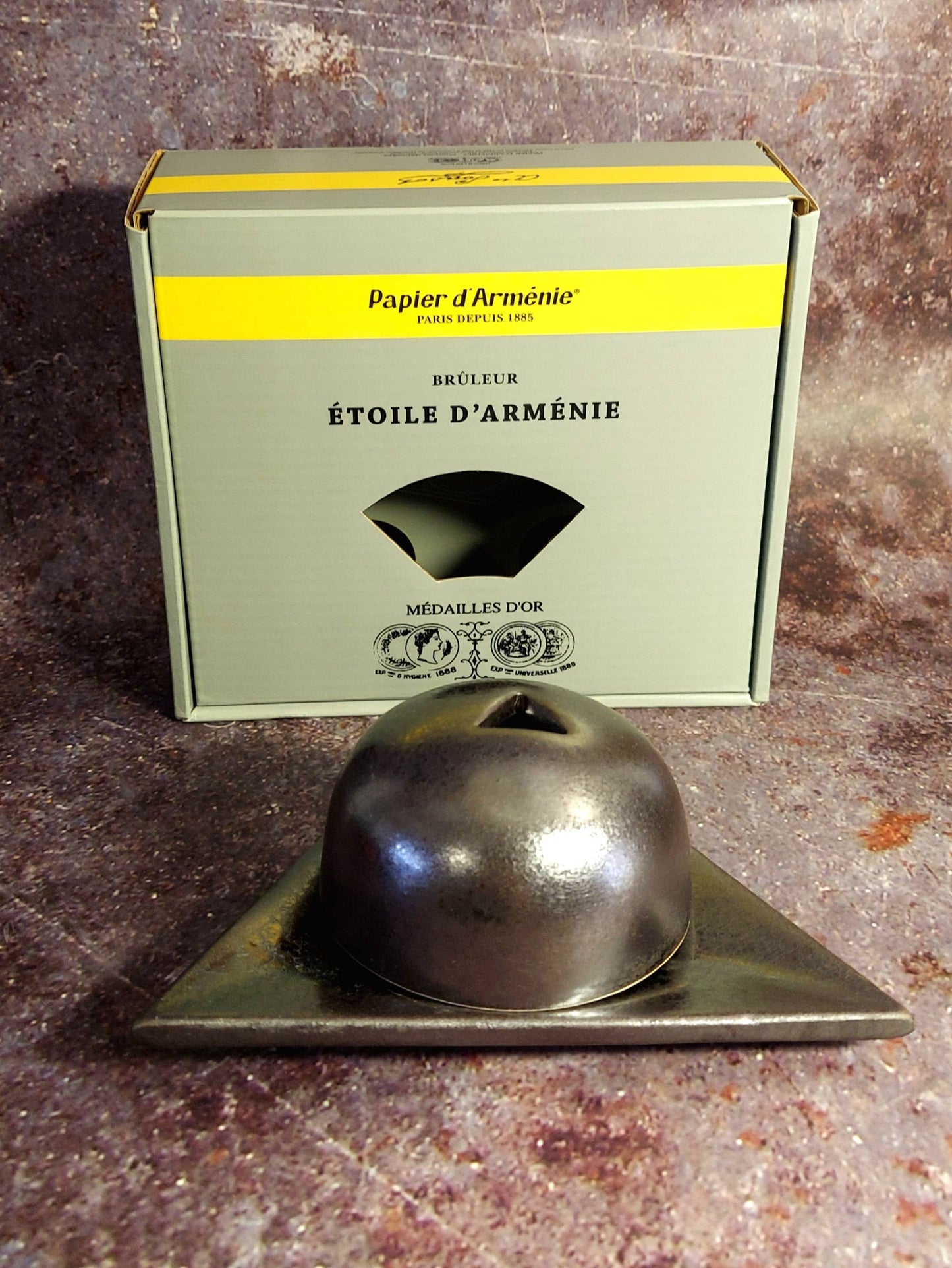 Papier D'Armenie Gray Ceramic incense burner