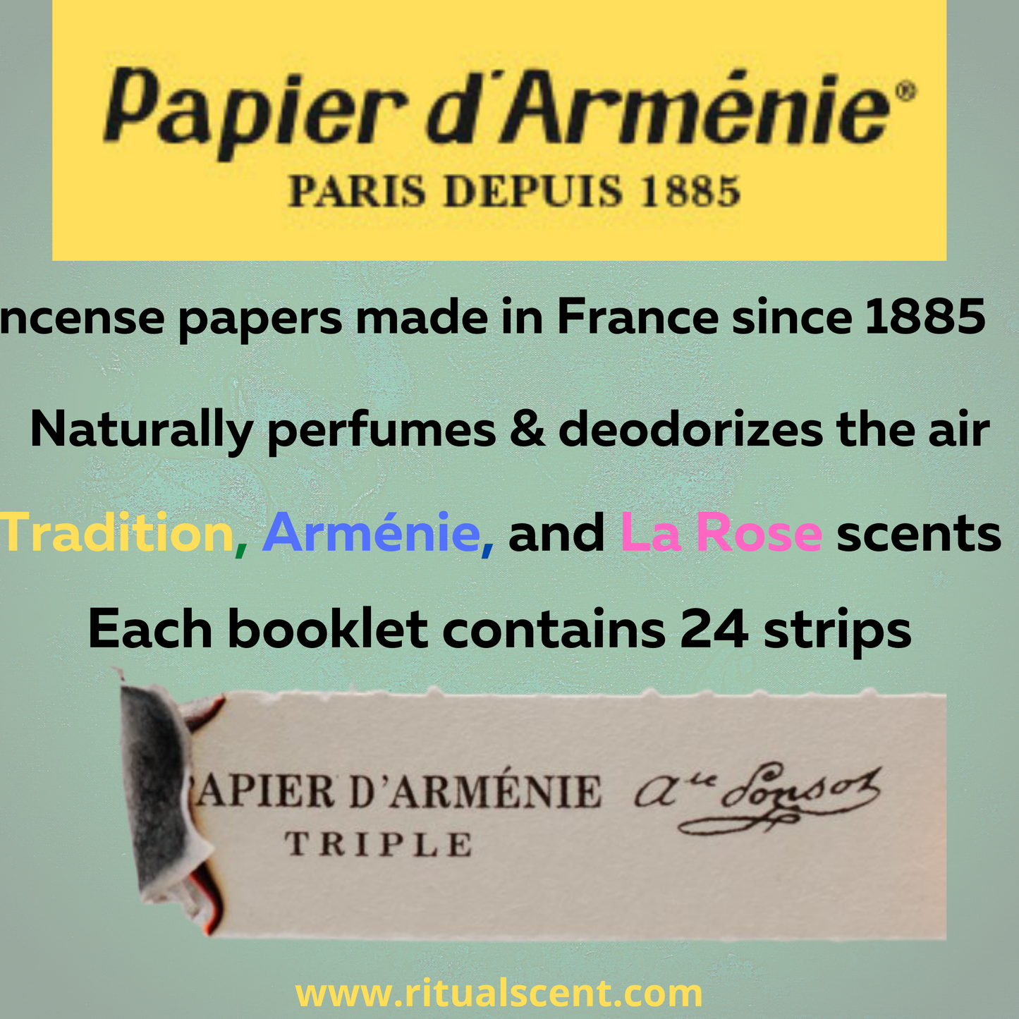 Papier d'Armenie 50 Hour ARMÉNIE CANDLE Francis Kurkdjian