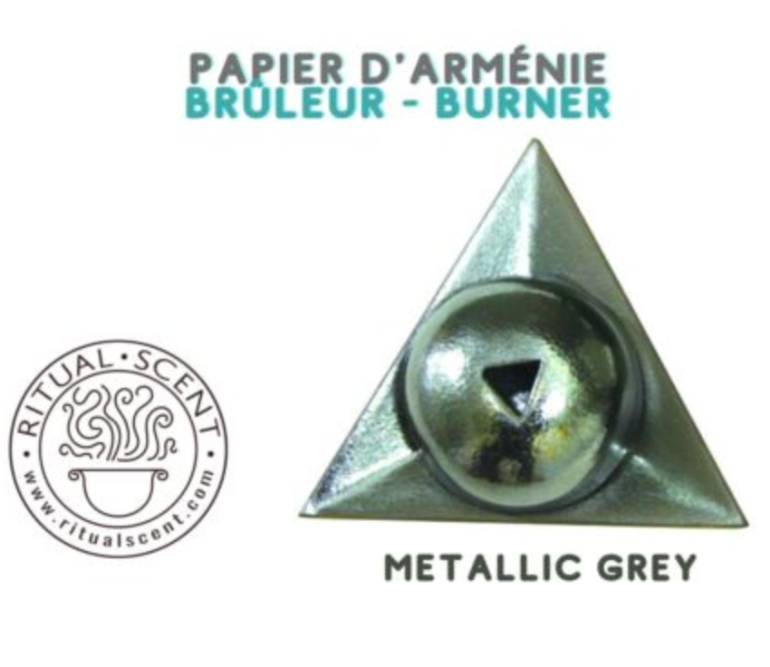 Papier D'Armenie Gray Ceramic incense burner