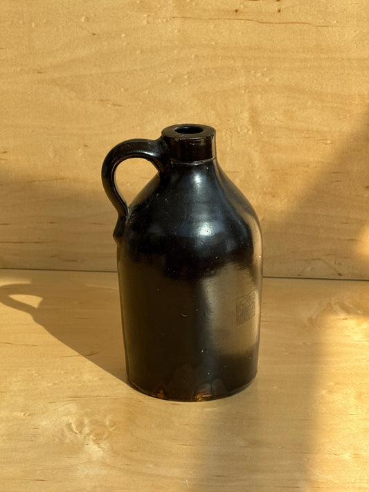 Black stoneware jug