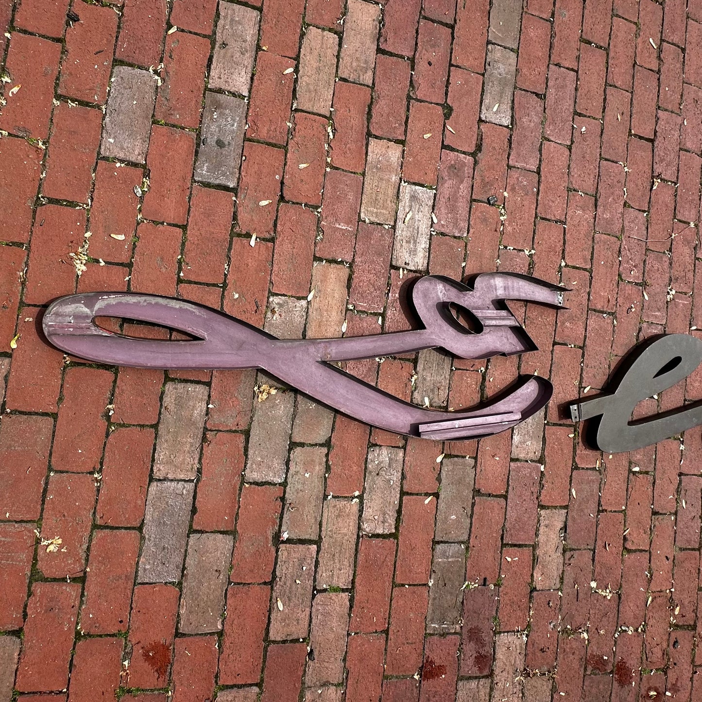 Vintage Metal “Salon” Sign