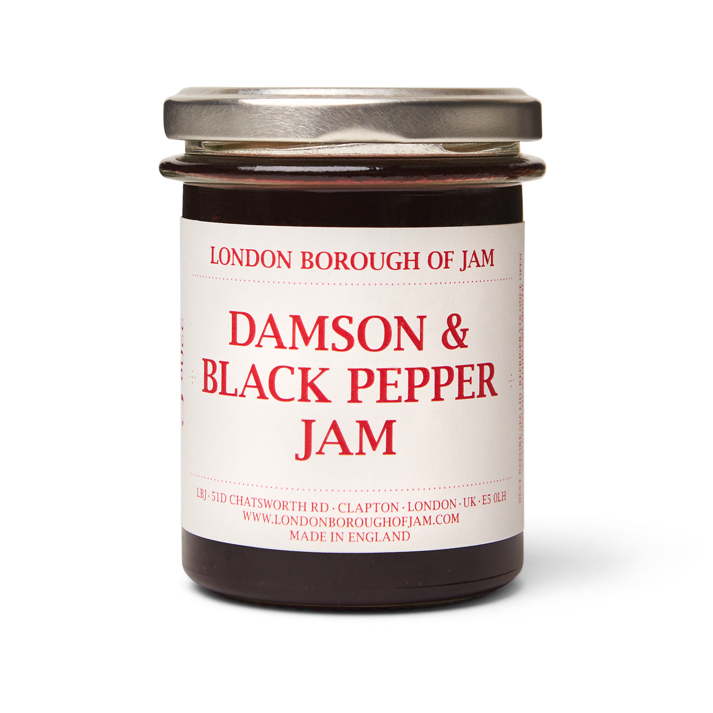 Damson and Black Pepper London Borough of Jam