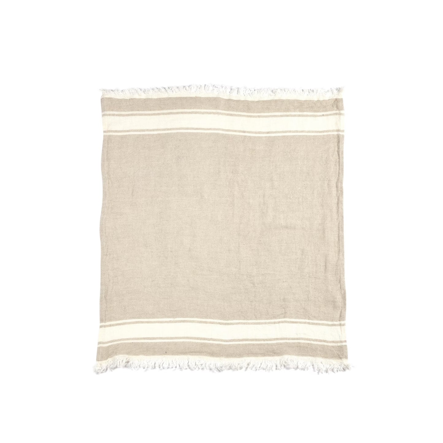Libeco Belgian Guest Towel - Flax Stripe