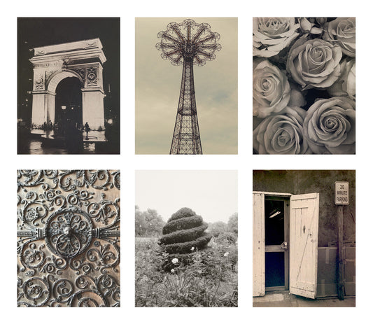 Black and White - Johnny London Blank Notecards