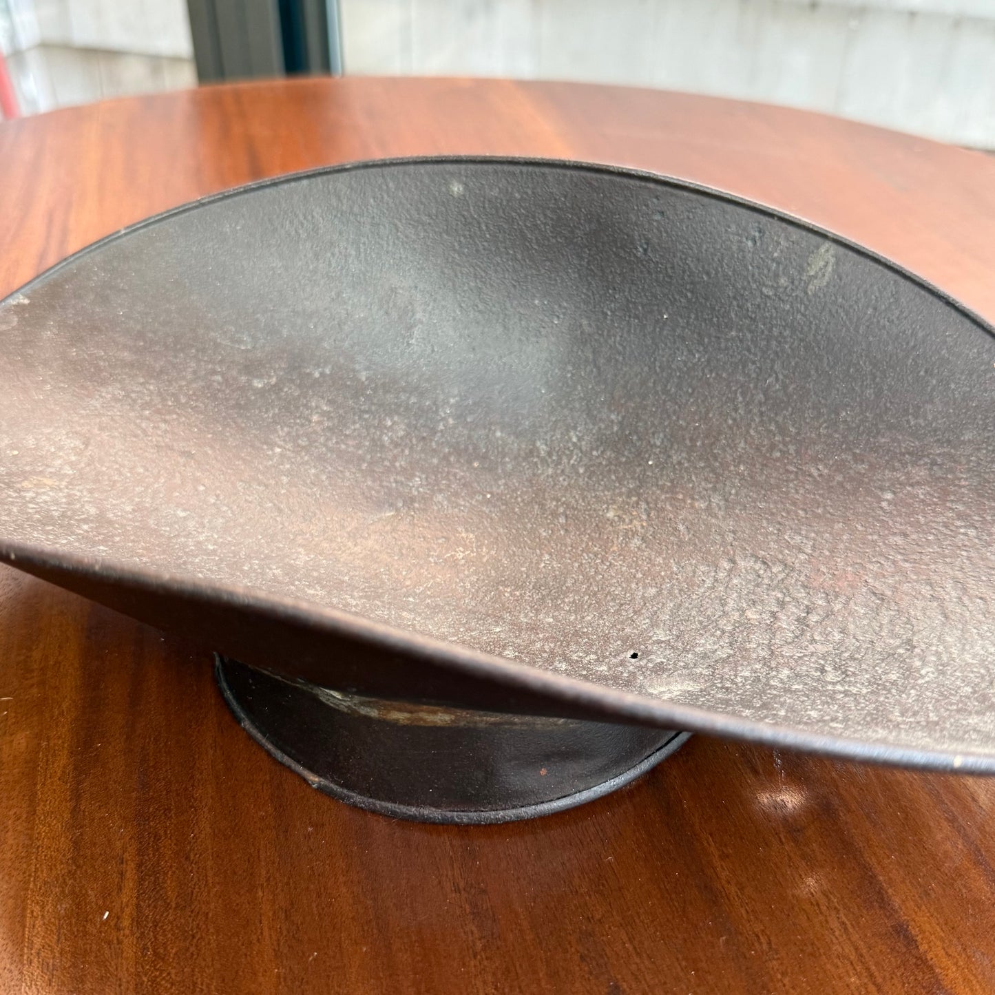 Vintage metal scale tray