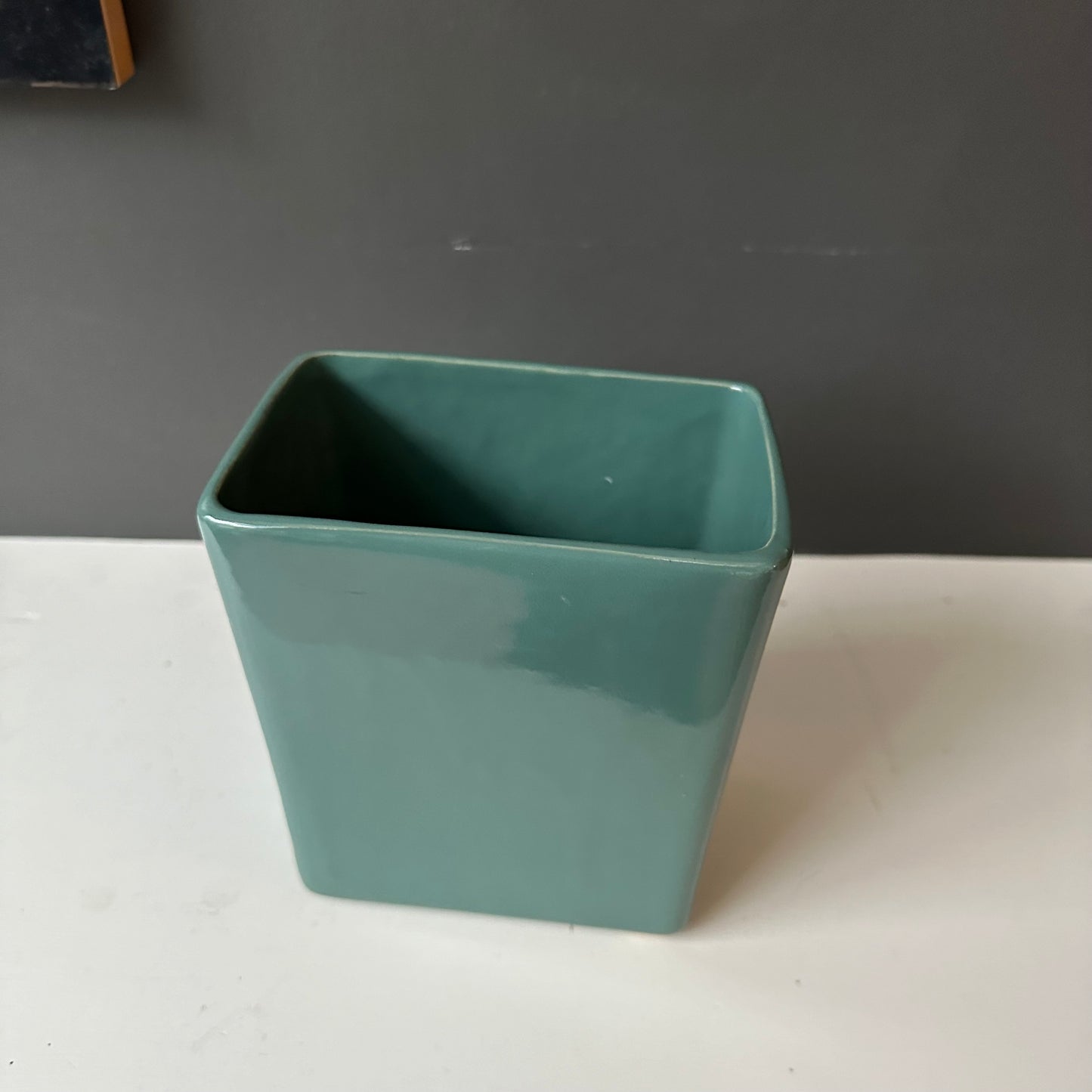 Tall Blue/Green McCoy vase