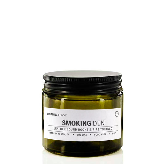 Scented candle by Brummel and Bivvy, 4 oz