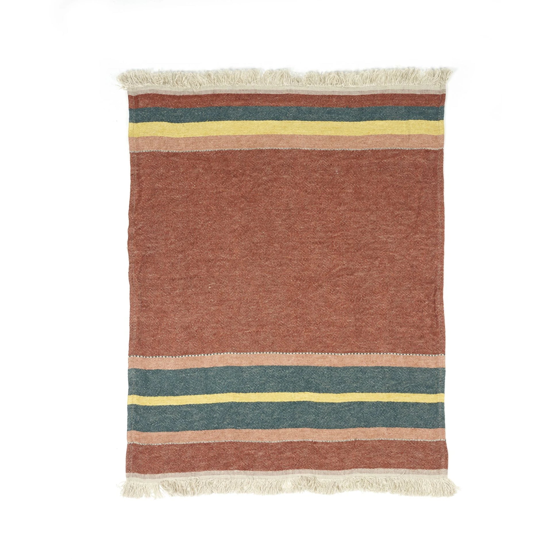 Libeco Belgian Linen Towel Fouta Old Rose