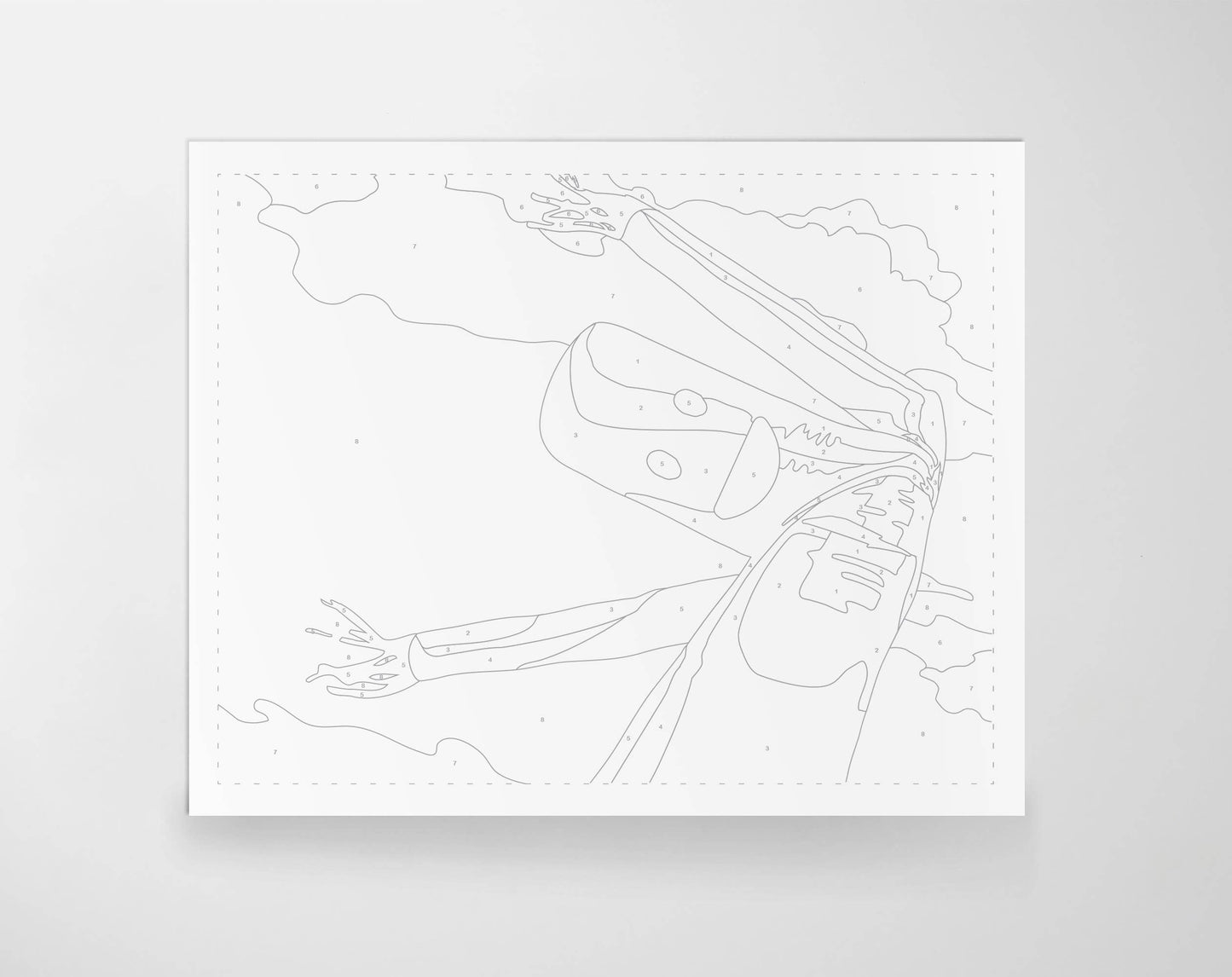 Roadside Vignette II | Modern Paint By Numbers Kit