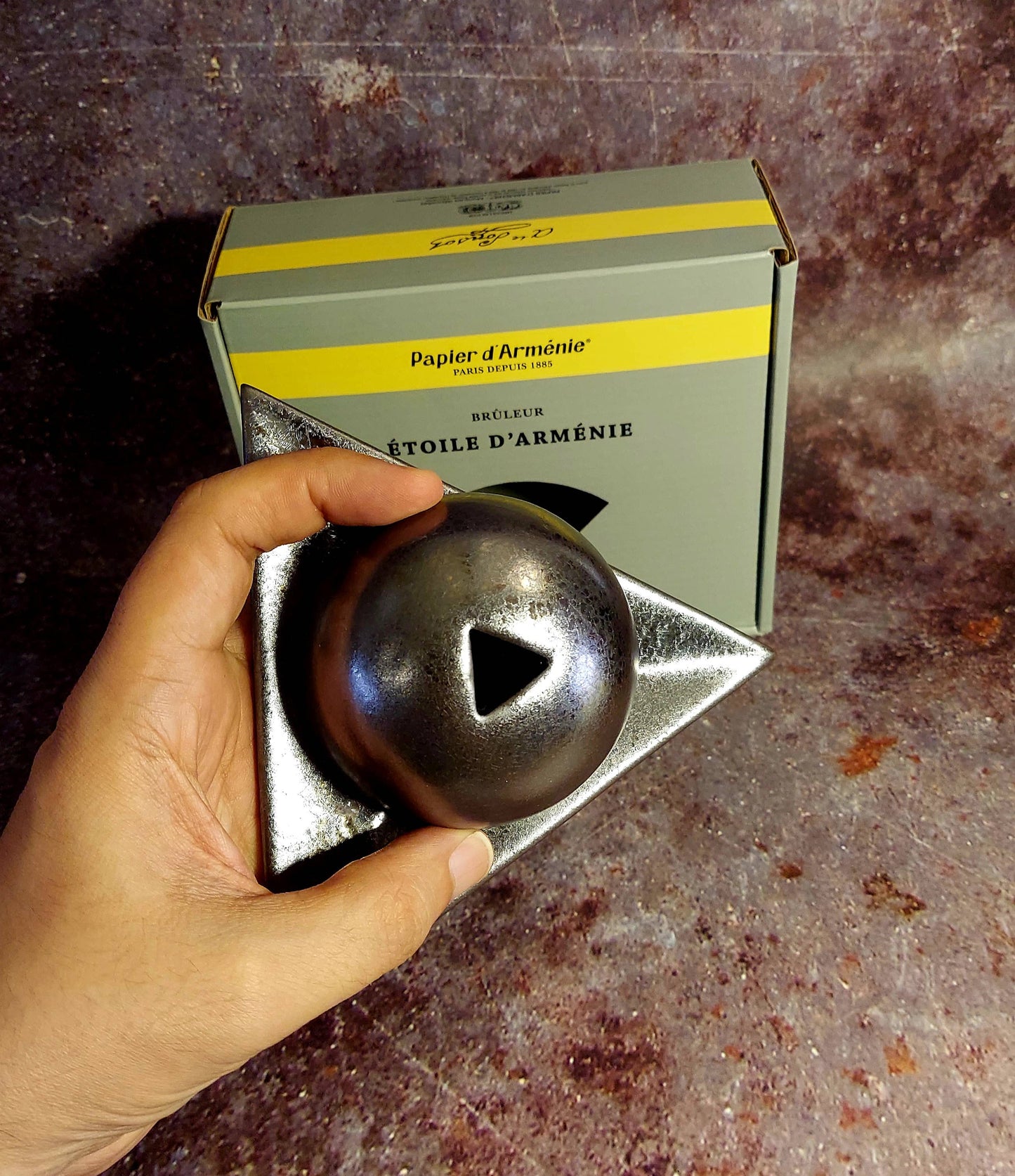 Papier D'Armenie Gray Ceramic incense burner