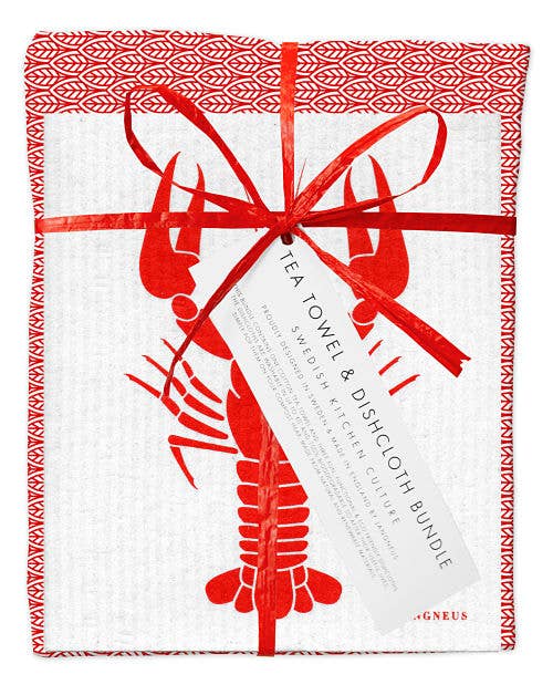 Jangneus - Bundle - Leaves with Crayfish - Red