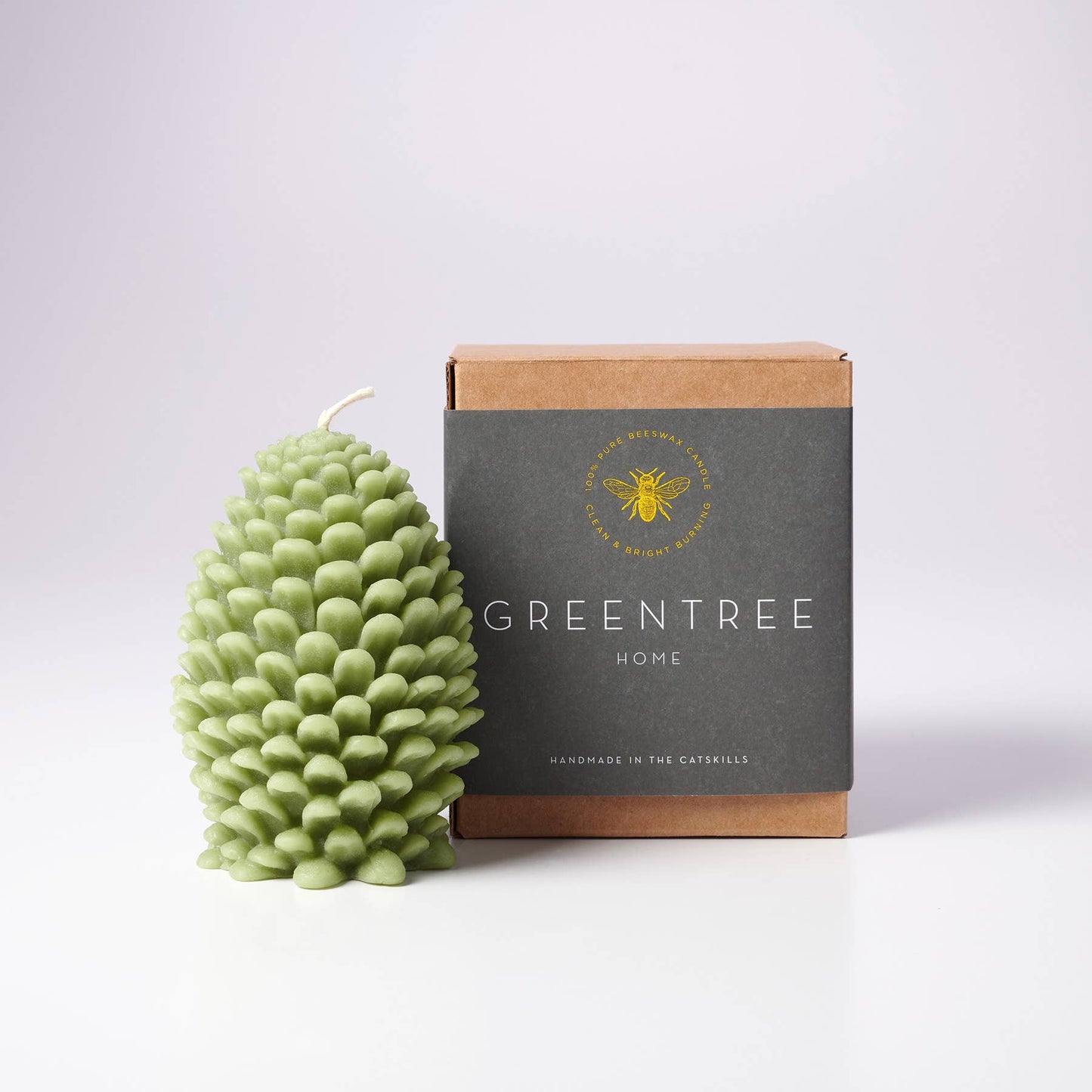 Greentree Home Candle - Jumbo Pine Cones: Sage