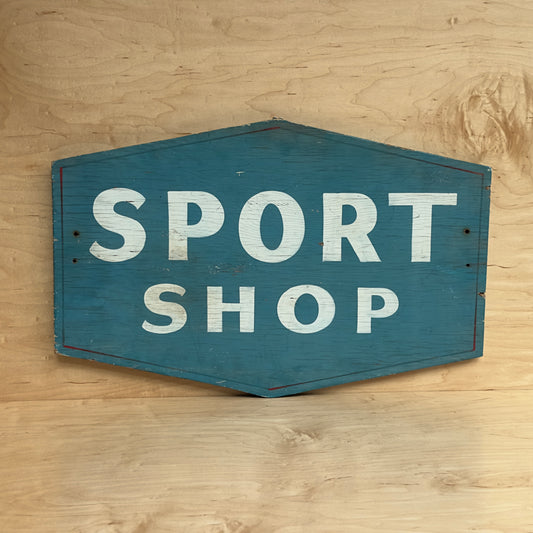 Vintage Sport Shop Sign