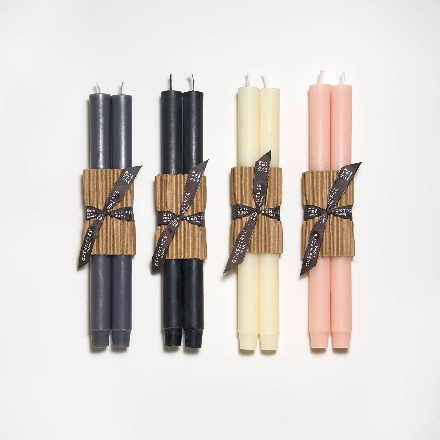 Greentree Home Candle - 12" Church Taper Candles: Celadon