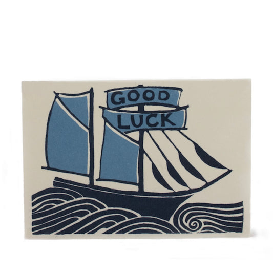 Blank Card - Good Luck Ship