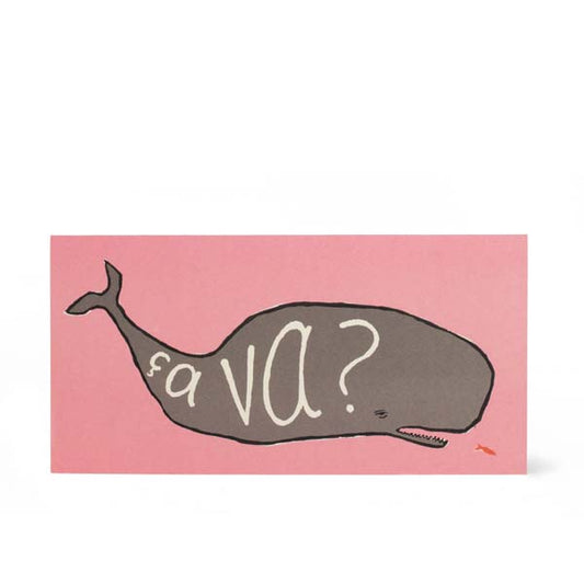 Long Card -Ça Va Whale