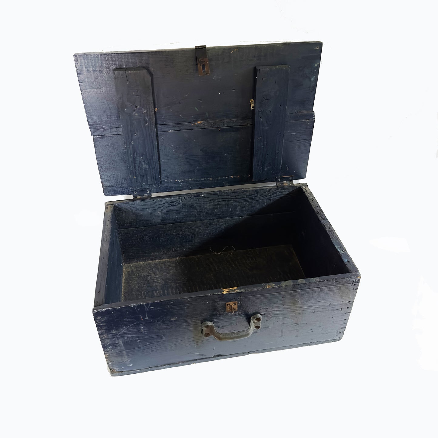 Camp Trunk with Navy Paint