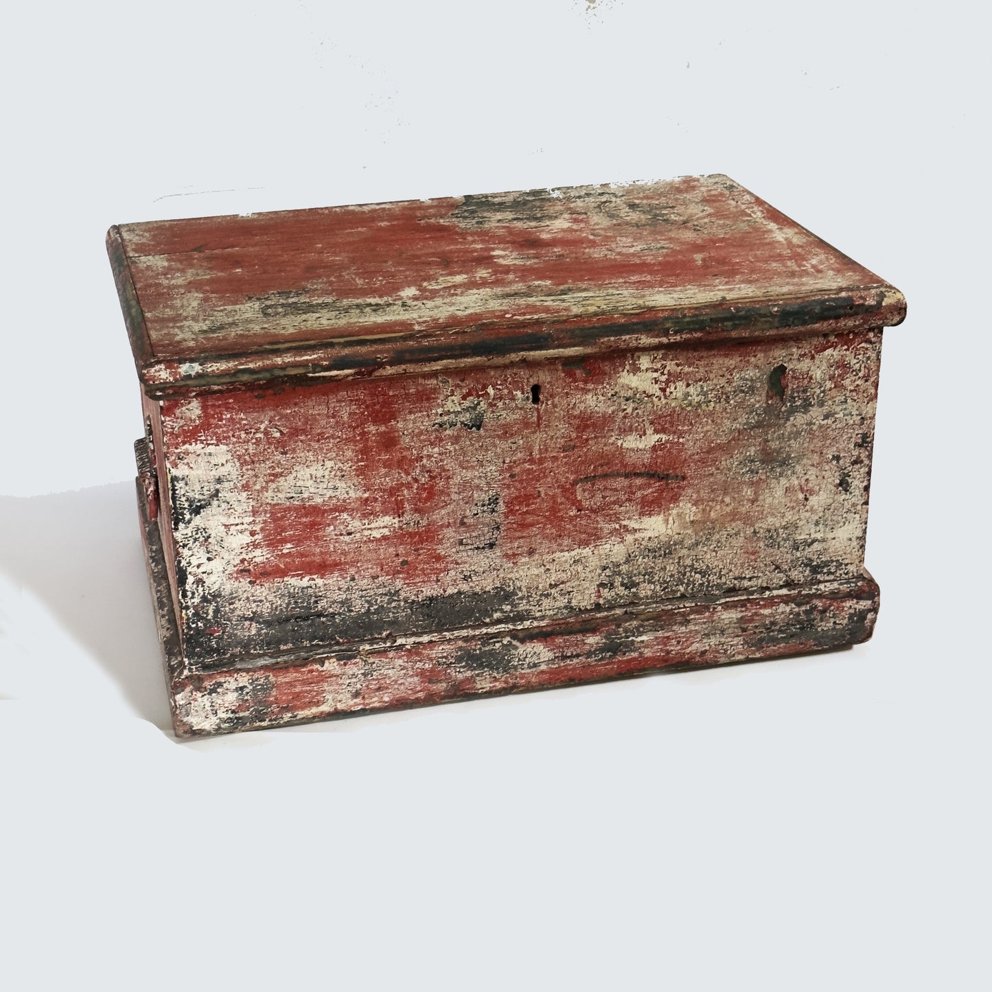 Trunk with Red Paint