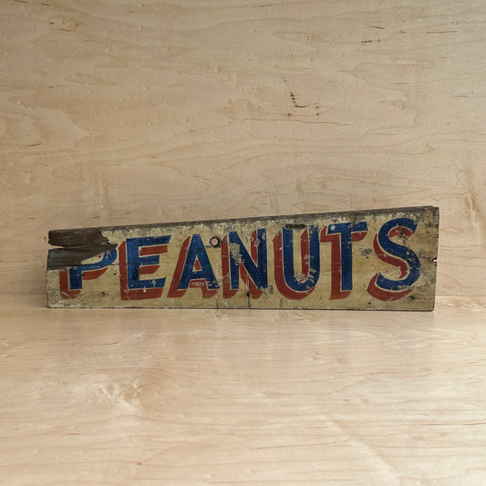 Peanuts carnival sign
