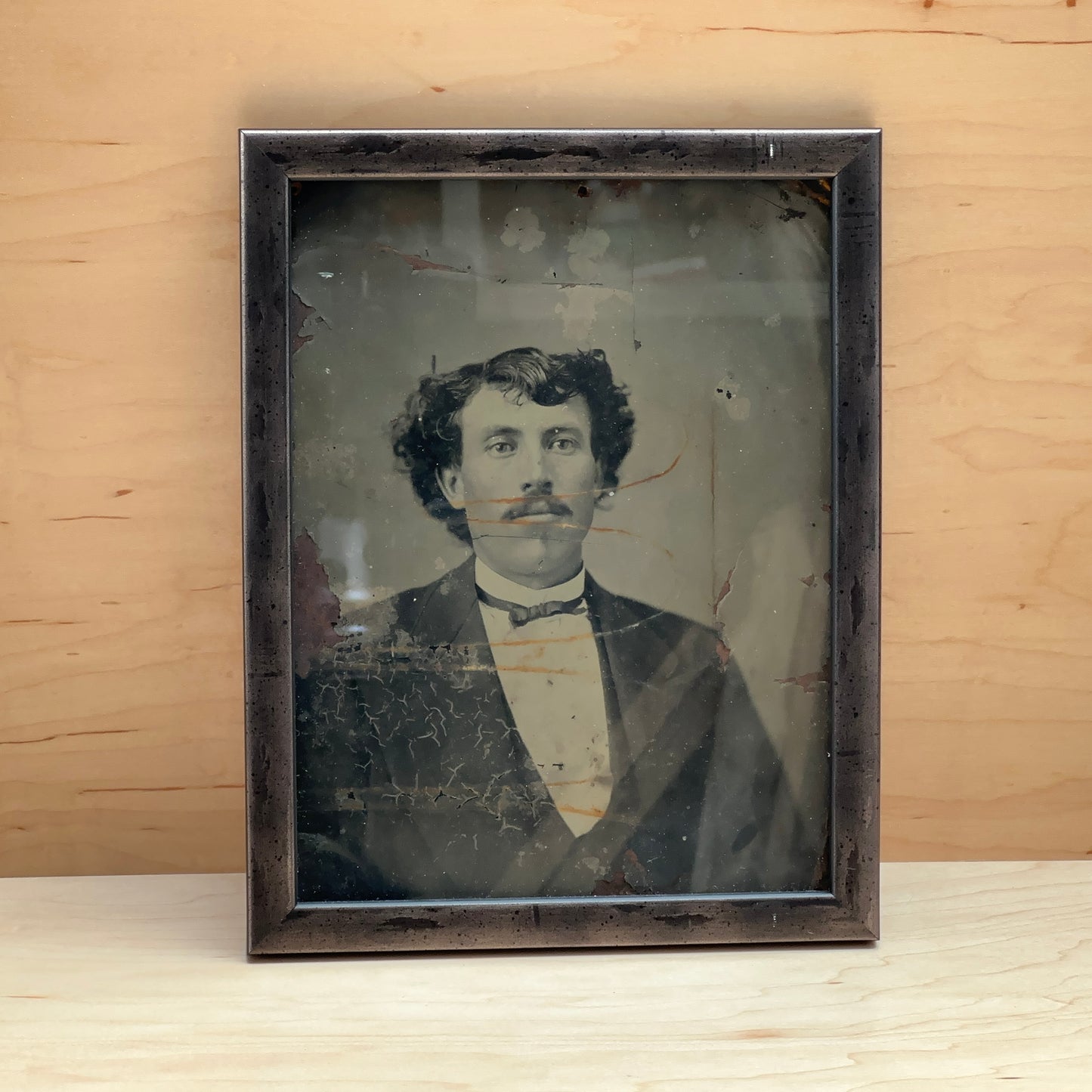 Tintype of Man with Mustache