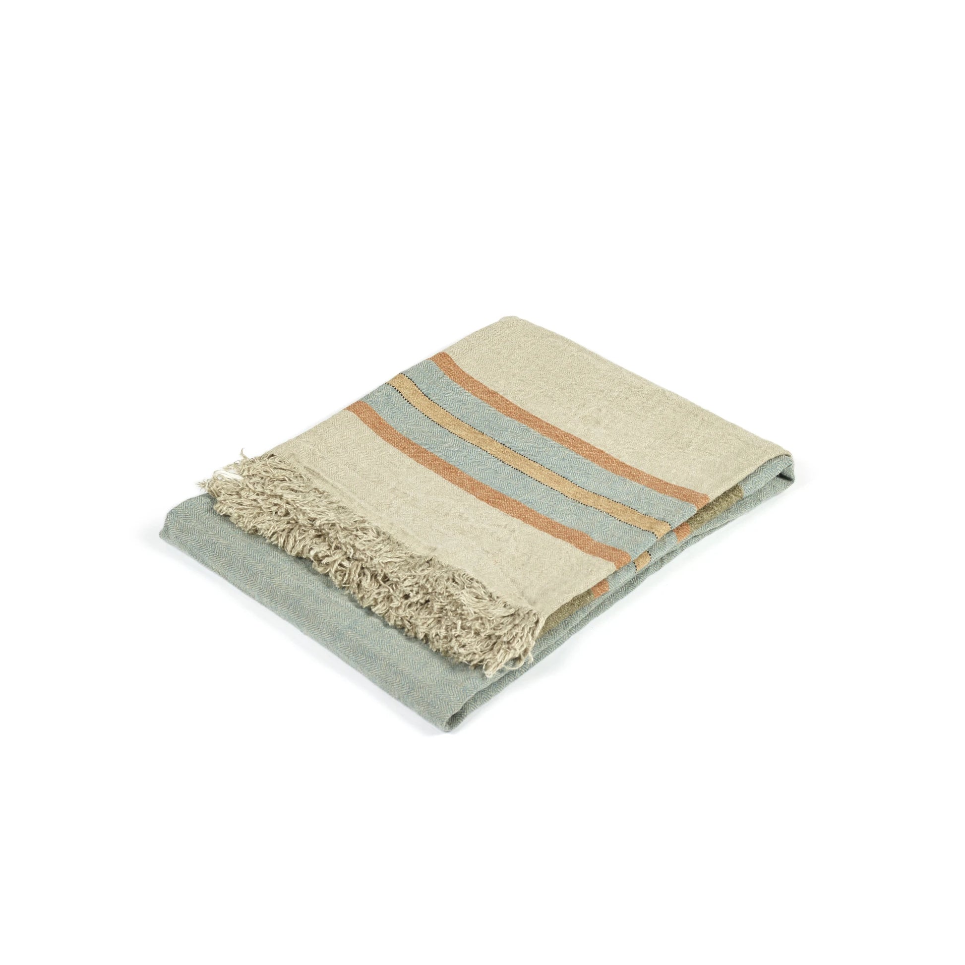 Libeco Belgian Linen Towel Fouta Multi-Stripe