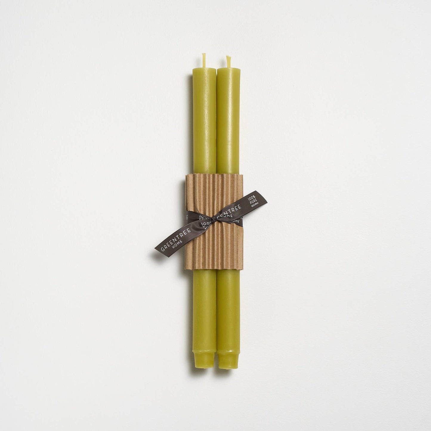 Greentree Home Candle - 12" Church Taper Candles: Celadon
