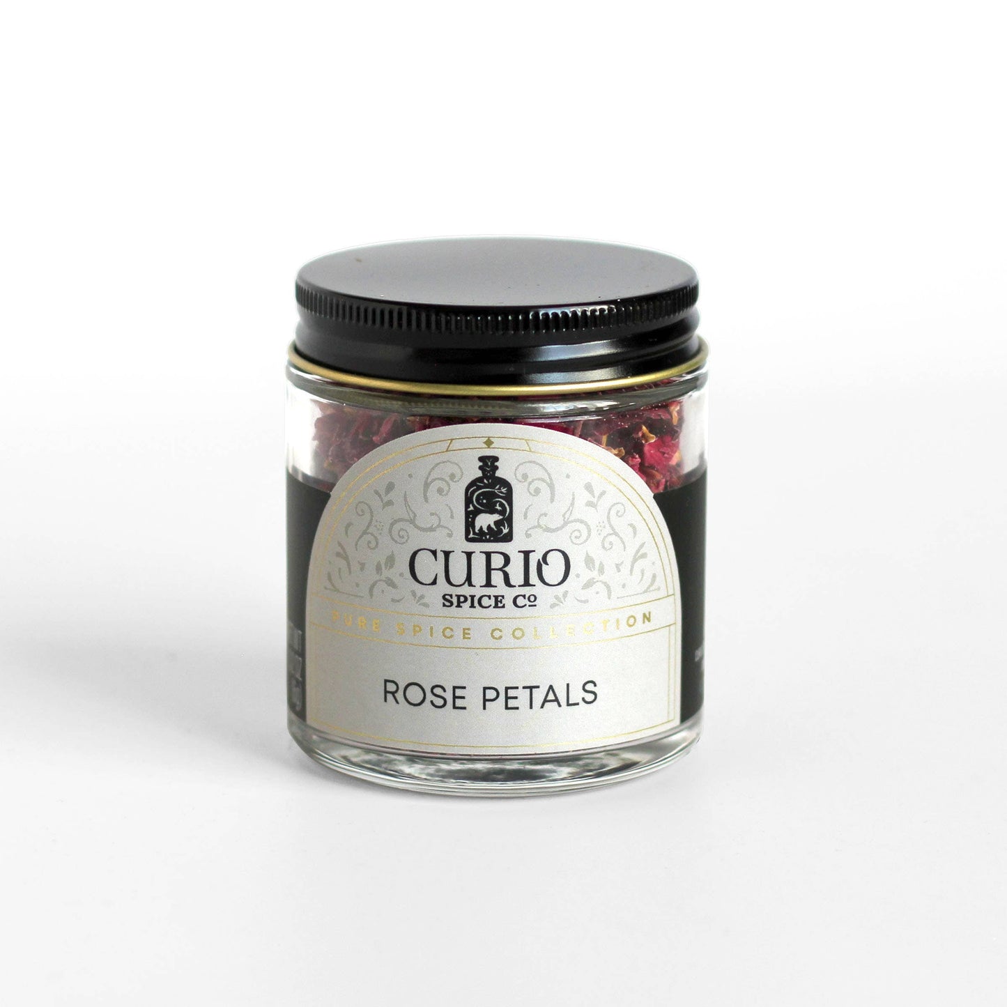 Curio Spice Co - Damask Rose Petals - Dried Spice: Jar (0.2 oz)