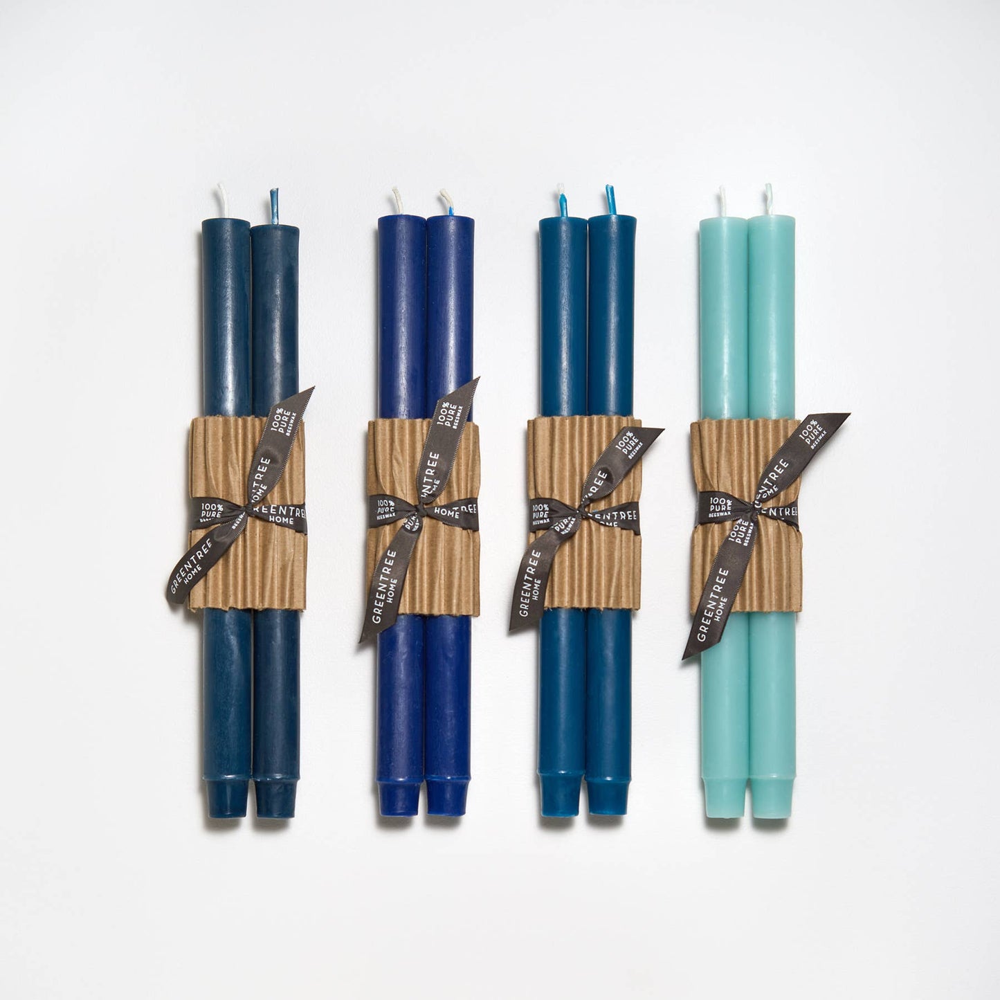 Greentree Home Candle - 12" Church Taper Candles: Celadon