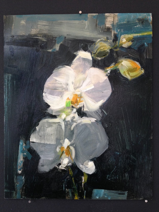 Oil painting of orchid