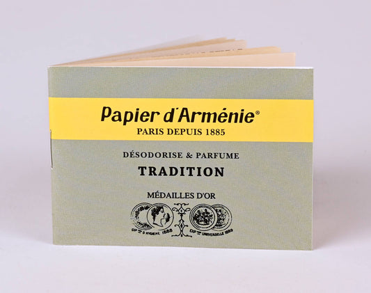 Papier d'Armenie "Tradition" French Incense Paper Booklet